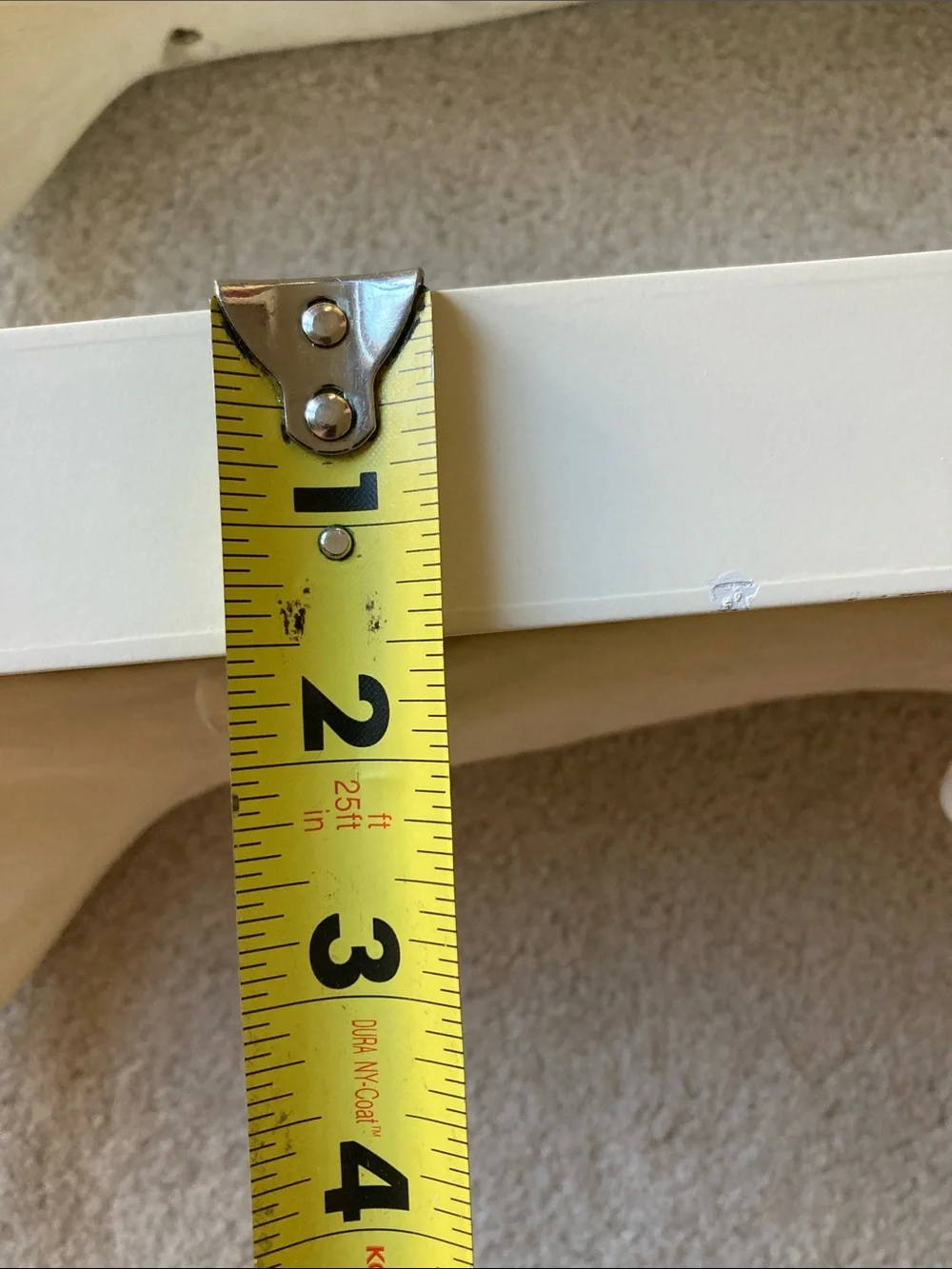 West Elm white antler shelves